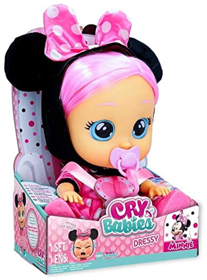 Interactieve Baby Doll met Huilgeluiden en Speelaccessoires