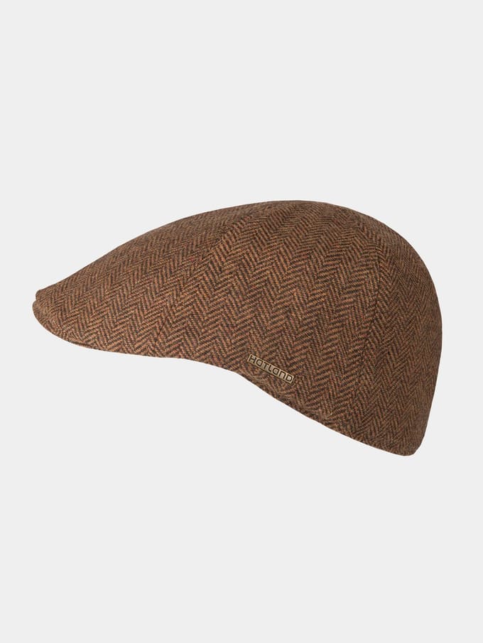 Waban Bruce - Winterpet - Flatcap - Heren - Bruin - Maat L/XL