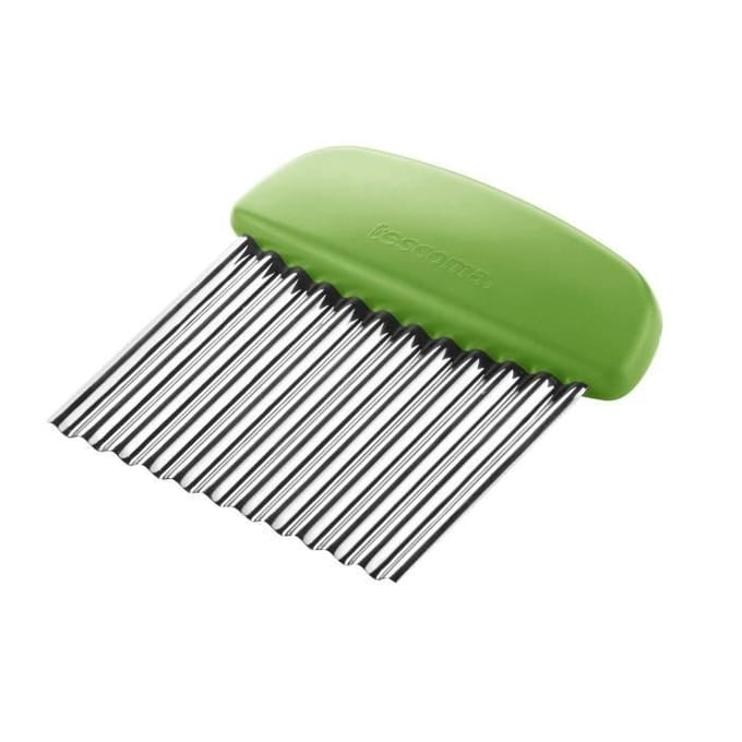 Découpe légumes - Presto - Modèle ondulé - Acier inoxydable - 100 mm x 100 mm - 1 pièce