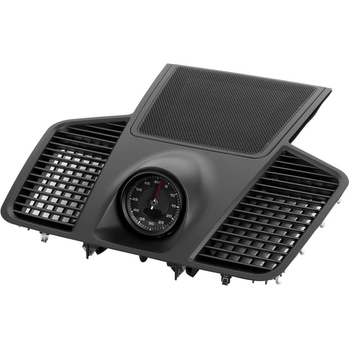 Bovenste Afdekking Dashboardpaneel met Stopwatchdecoratie Geschikt voor Cayenne 9YA 2018-2020 gray