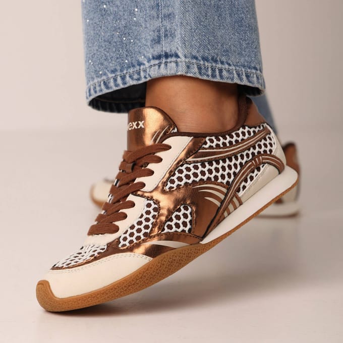 Mexx Mexx Tula Sneakers brons Synthetisch