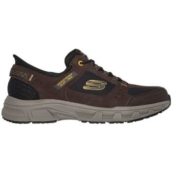 Skechers OAK CANYON - CONSISTENT WINNE Heren Wandelschoenen - Bruin / Zwart