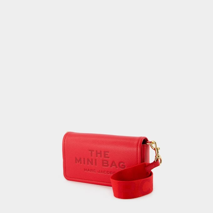 Marc Jacobs De Mini Tas - - Leer - Rood