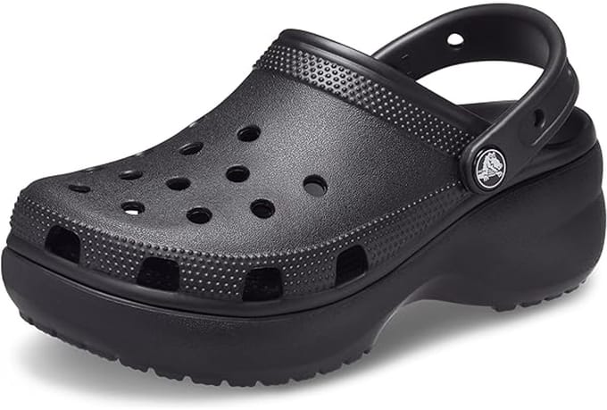 Crocs Bella Serie - Plateau Sandalen - Zwart - Croslite™ - Voor Dames