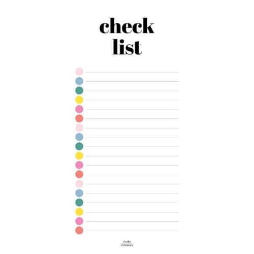 Noteblock Checklist