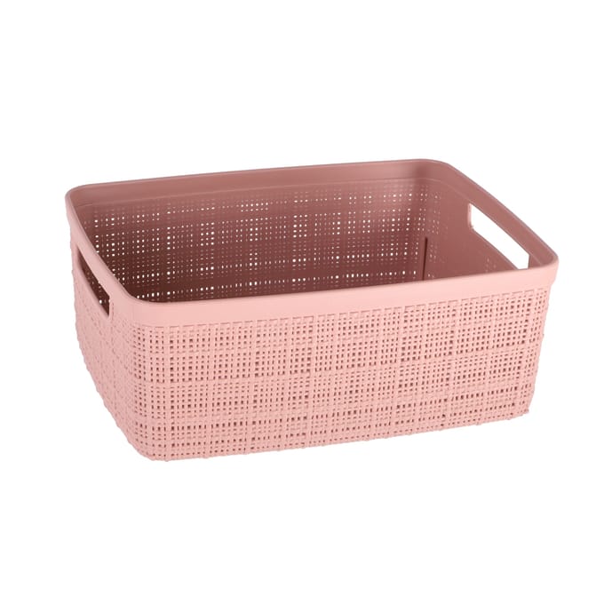 Curver Jute Opbergmand - Maat S - 5 liter - Roze