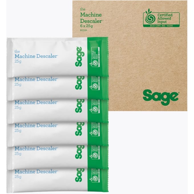 Sage Organic Descaler - 6 pack Koffiemachineontkalker