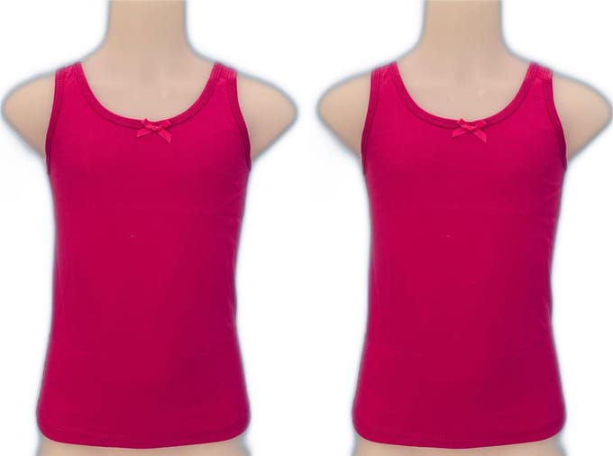 Embrator 2-stuks meisjes Hemdjes fuchsia maat 164