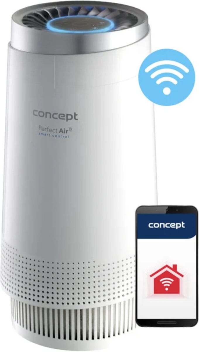 Concept CA1010 luchtreiniger - Perfect Air Smart -  20 m² \ 32 dB - Wit