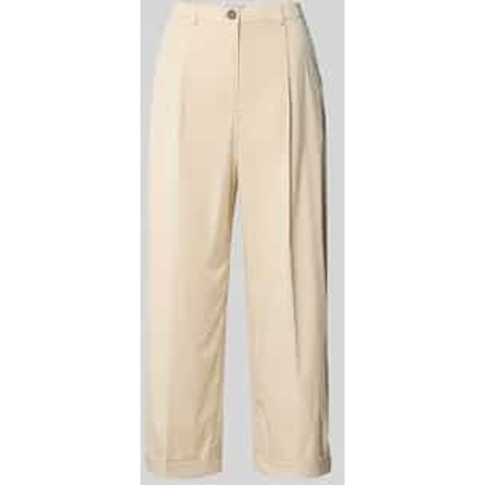 Relaxed fit chino van katoenmix