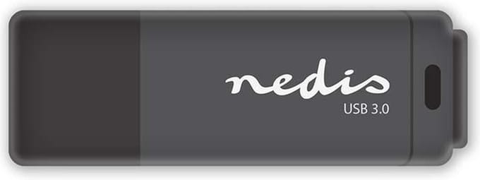 Nedis Flash Drive - 128 GB - USB Type-A - Leessnelheid: 80 MB/s - Schrijfsnelheid: 10 MB/s