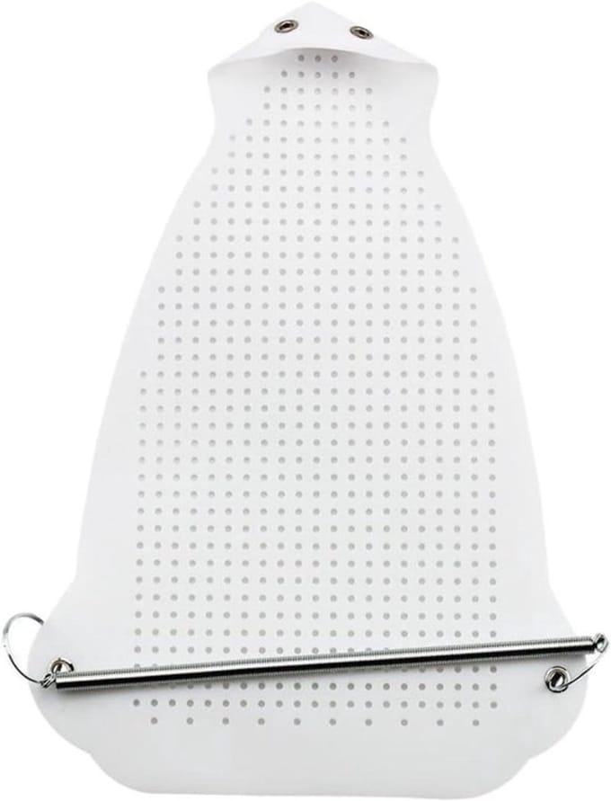 Strijkplank Beschermer - Strijkijzer Mat Hittebestendig - Kleding Strijken - Gladde Stofafscherming - 24 x 16 cm - Wit