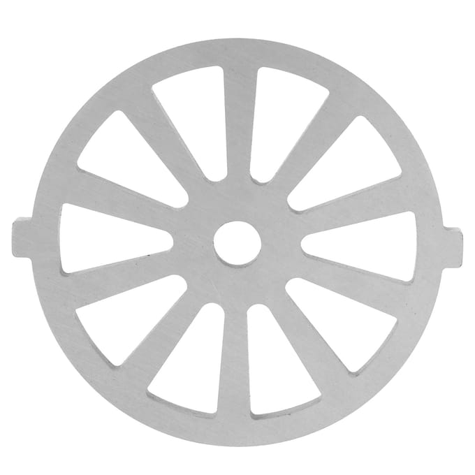Accessoire Lame Hachoir à Viande Acier Inoxydable Plaque de Coupe Hachage de Rechange gray