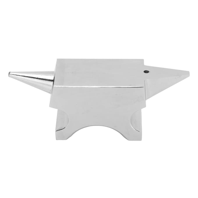 Dubbelzijdige Hoorn Aambeeld RVS Metaal Smeedplatform voor DIY Sieradenbewerking white