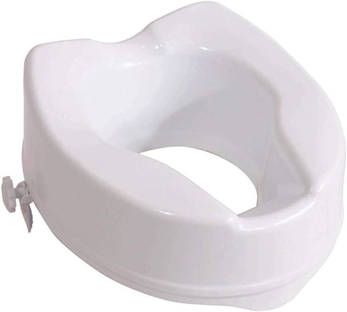 Verhoogd Toiletzitting 150mm - Gemakkelijke Montages, Wit