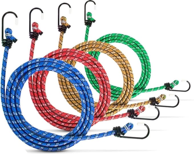MNC - Elastische Snelbinders met Haak - 4 Stuks - 60CM - BPK