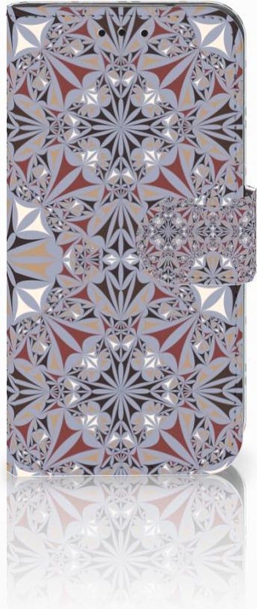 Samsung Galaxy S10e Bookcase Flower Tiles