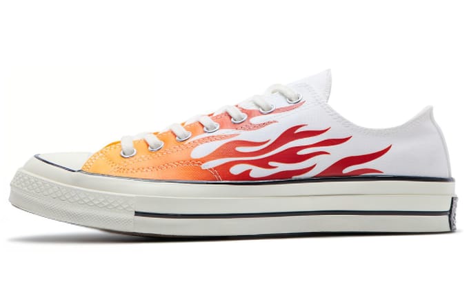 Chuck 70 Converse Basse 'Flames' 165029C 35 white