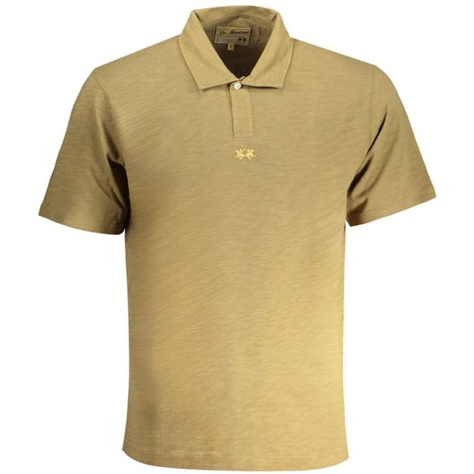 La Martina Verde Katoenen Heren Polo Shirt
