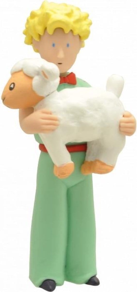 Plastoy - figuurtje De Kleine Prins met schaap - 7 cm