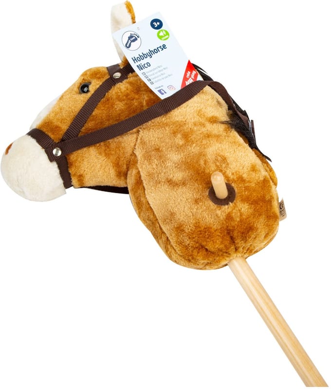 Small Foot - Wooden Hobby Horse Nico 88cm
