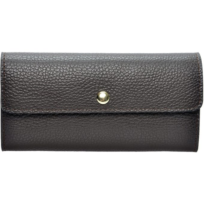 Isabella Rhea Bordeauxrood Rundleer Portemonnee