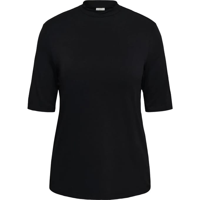 Dames t-shirt met col roulé KAFFE Curve KClima