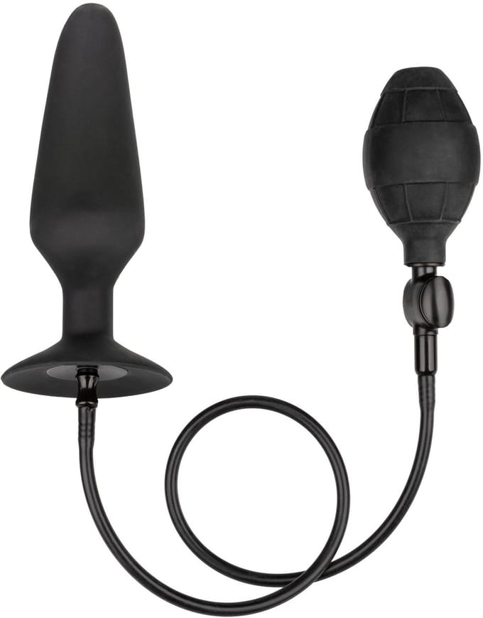 CalExotics - XL Silicone Inflatable Plug - Anal Toys Buttplugs Zwart
