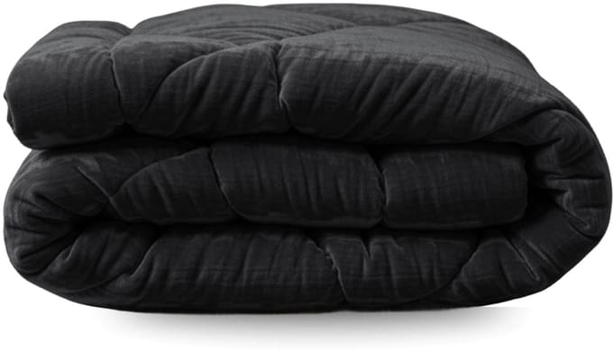 Zelesta Flanel Velvetbed Chique - Black 200x200cm