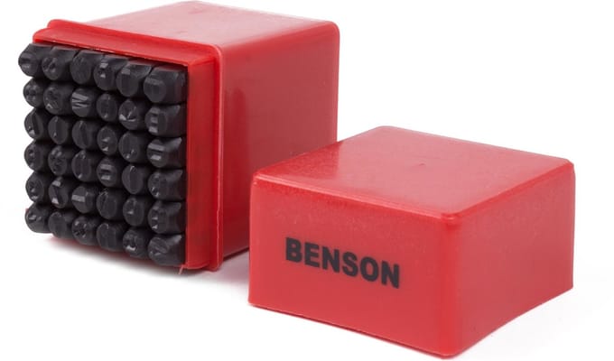 Benson Slagletterset - 36-delig - Ø 5 mm - Koolstofstaal - Inclusief Opbergdoos