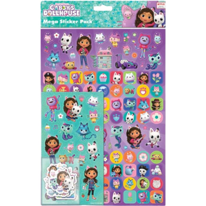 Spin Master Koci Domek Gabi Serie - Mega Stickervel - 150 Stuks - Creatieve Fun