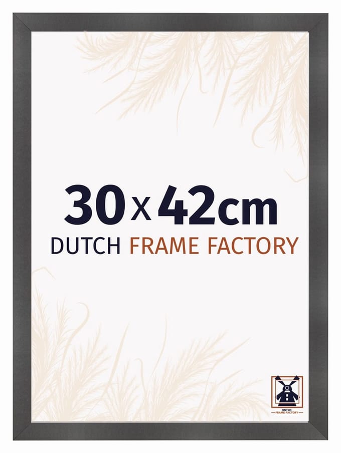 Fotolijst 30x42 cm - MDF - Zwart Mat - Praag