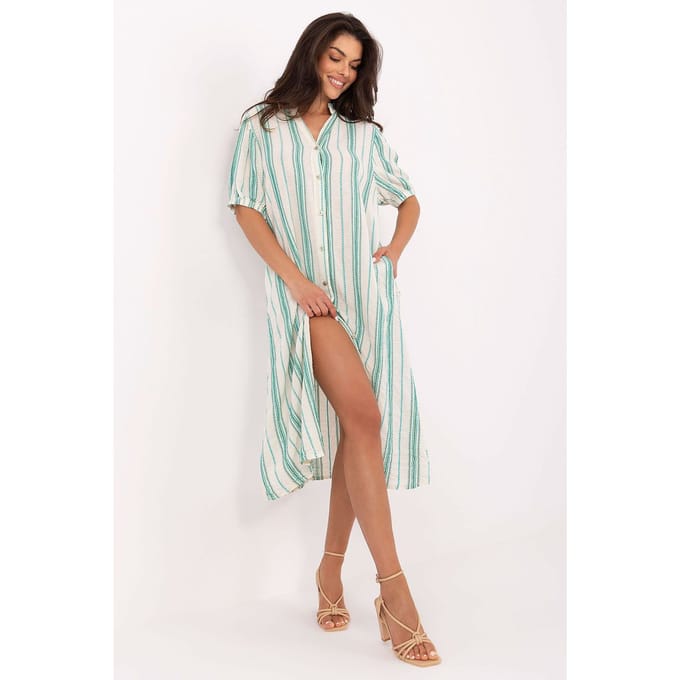 Willow Lines Dress - Groen / One Size