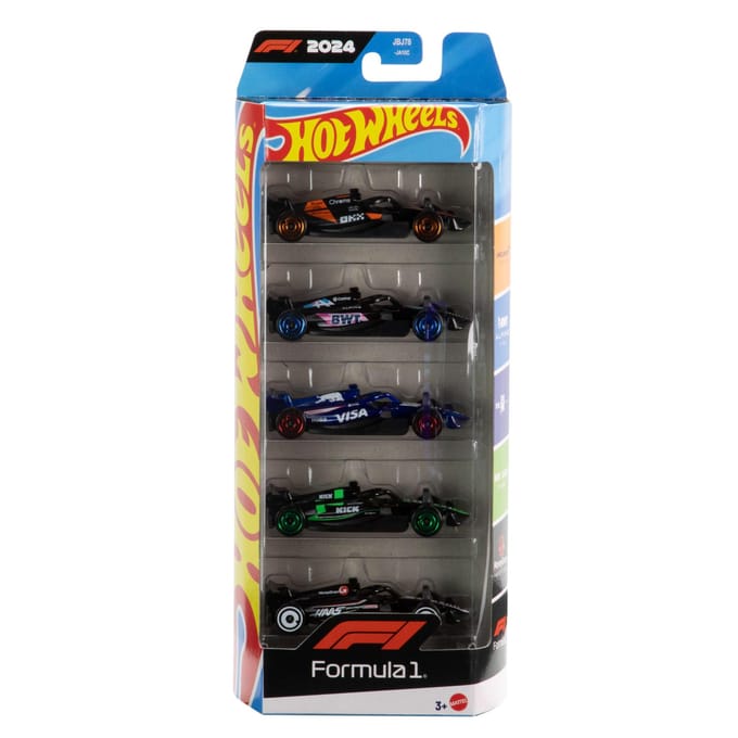Hot Wheels F1 Racing - Formule 1 Race Team 5 Autoset