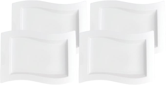 Gourmetteller NewWave 33 x 24 cm Set van 4