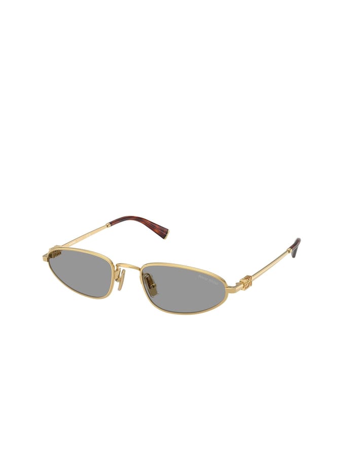 Miu Miu Zonnebril Grijs/Goud
