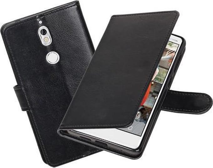 BestCases - Zwart Portemonnee booktype hoesje Nokia 7