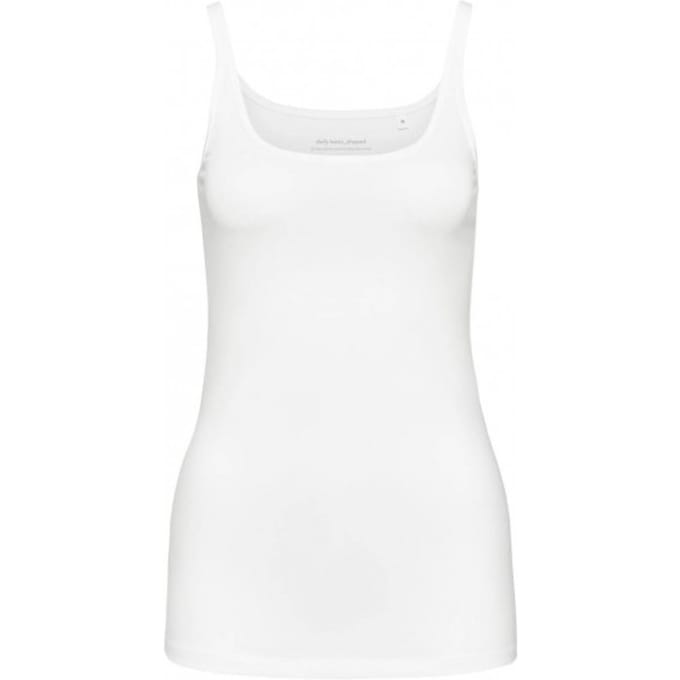 Slim fit tank top van katoenmix model 'Ina/Dailies'