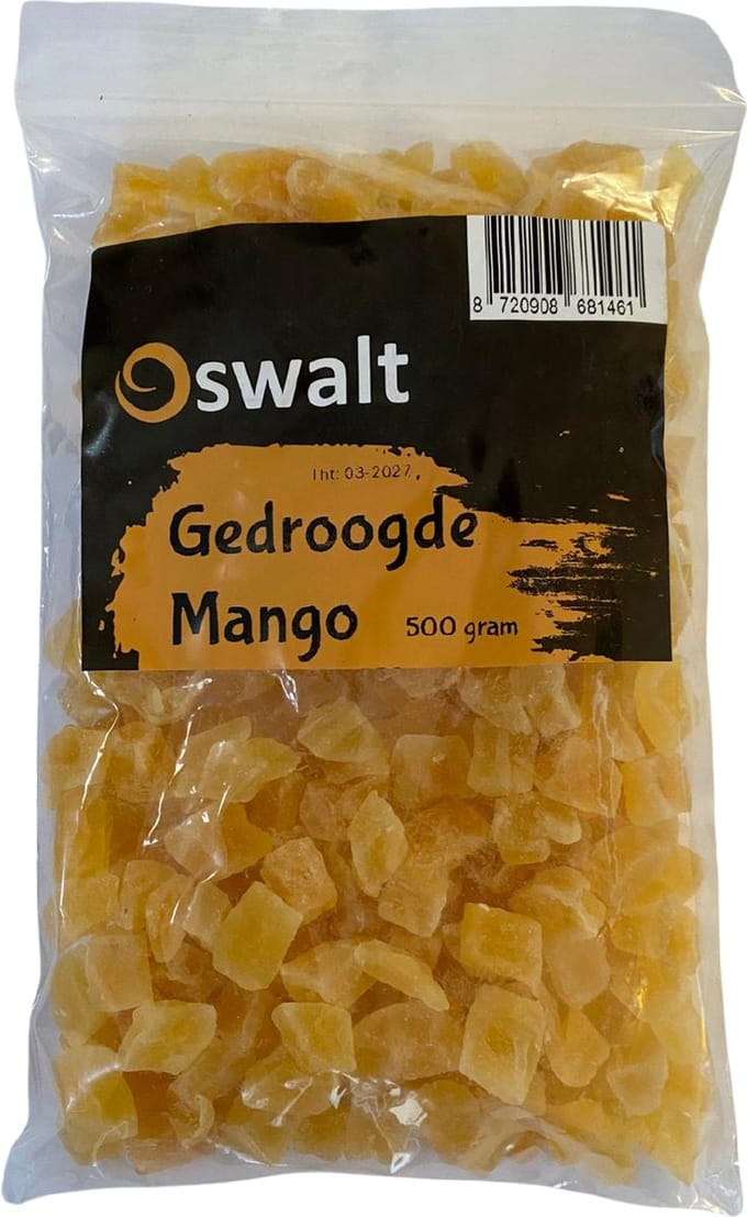 Oswalt gedroogde mango - 500 gram - knaagdiersnack