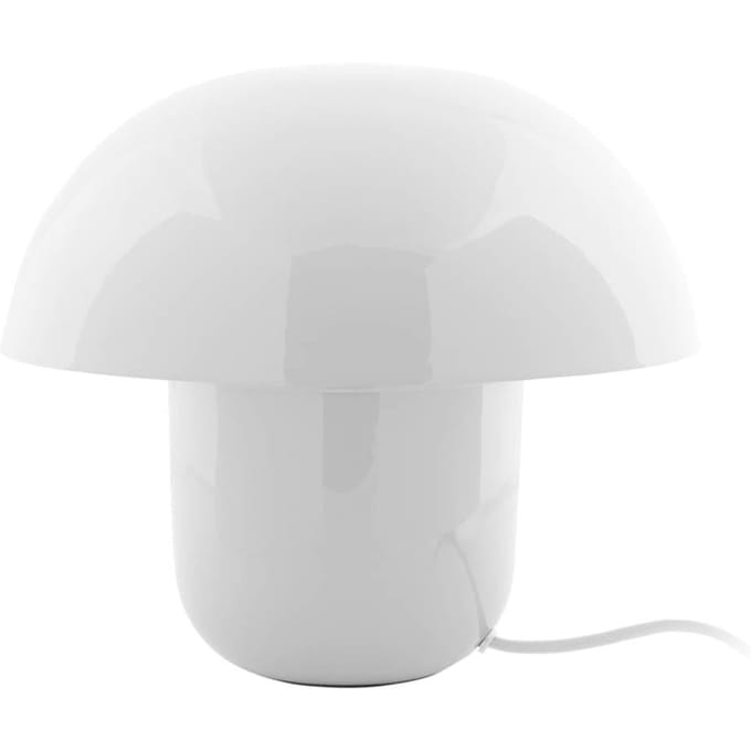 Leitmotiv Tafellamp Fat Mushroom - Wit - 29x29x25cm - Scandinavisch