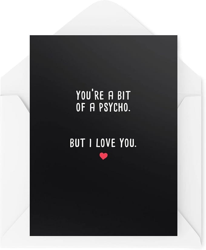 Grappige Wenskaart voor Partners - Romantisch en Liefdevol Cadeau