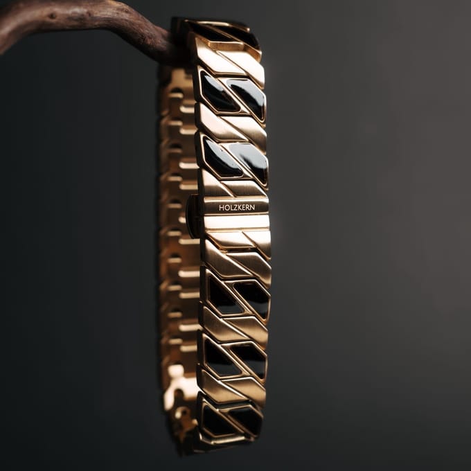 Holzkern armband Bariton (Esdoorn & Goud)