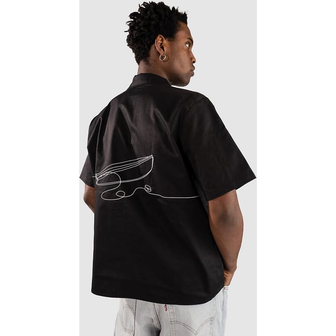 Blue Tomato Boxy Graphics Shirt zwart