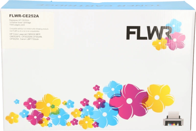 FLWR - Toner / 504A / Geel - Geschikt voor HP
