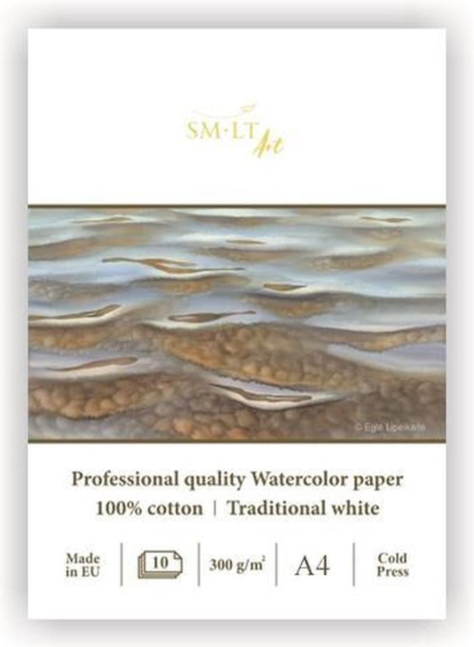SMLT SMLT Aquarelblok Professional A4 300gr 10 vel