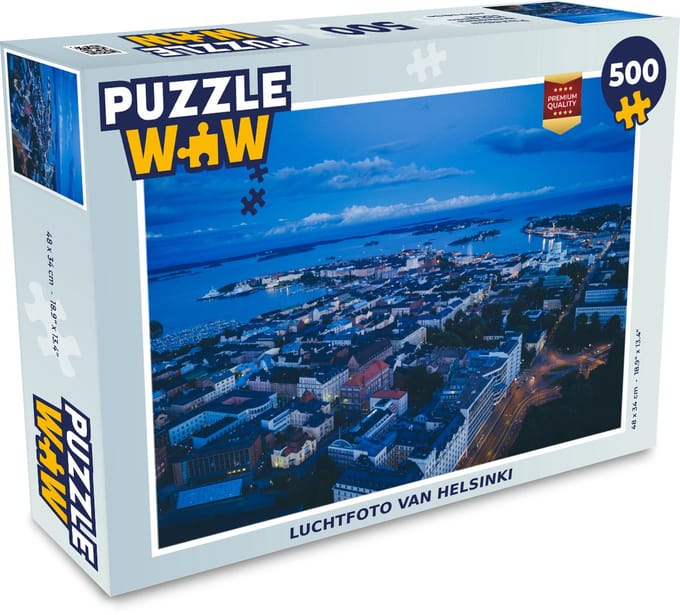 Puzzel Luchtfoto van Helsinki, Finland - Legpuzzel - Puzzel 500 stukjes
