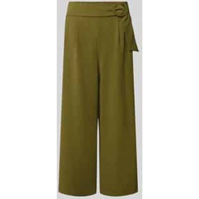 wide fit culottes met structuurpatroon
