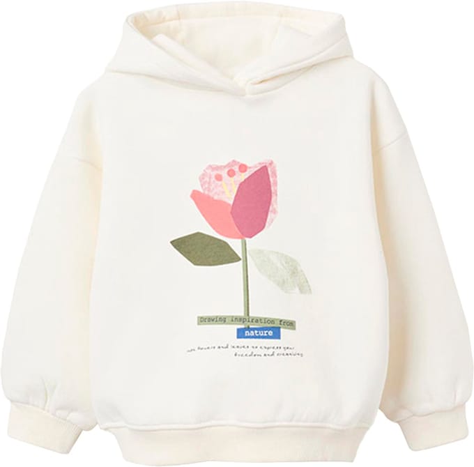 Zippy 3107465101 Sweatshirt Wit 4-5 Years Meisjes