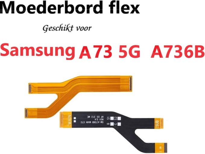 Samsung Galaxy A73 5G A736B Moederbord Connector Flex Kabel