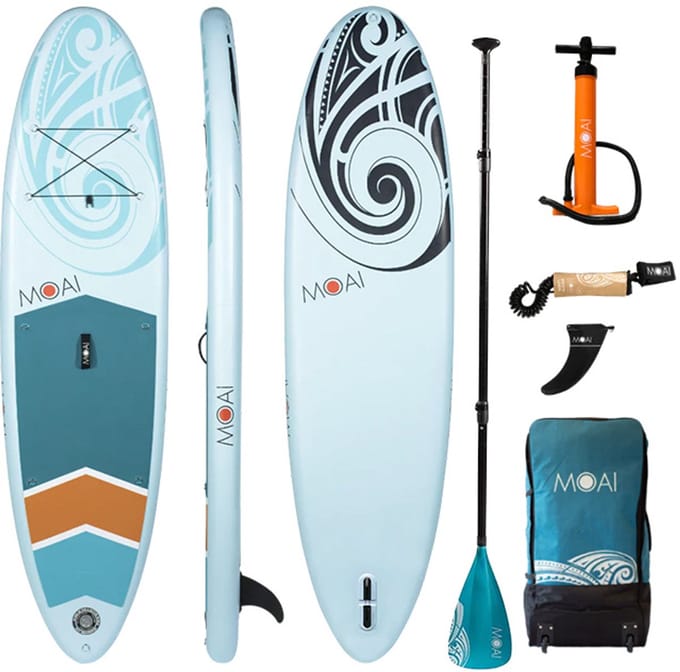 MOAI 10'6 - Opblaasbaar allround SUP board - Compleet - Inclusief tas, peddel, pomp